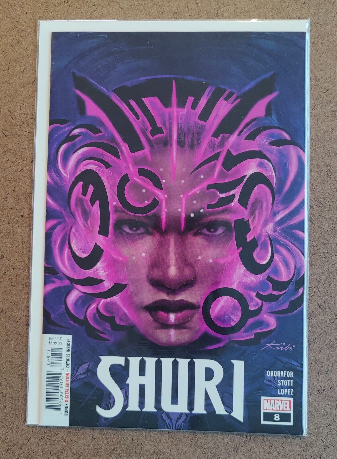 Shuri, Vol. 1 #8A Marvel 2019 Regular Kirbi Fagan Cover