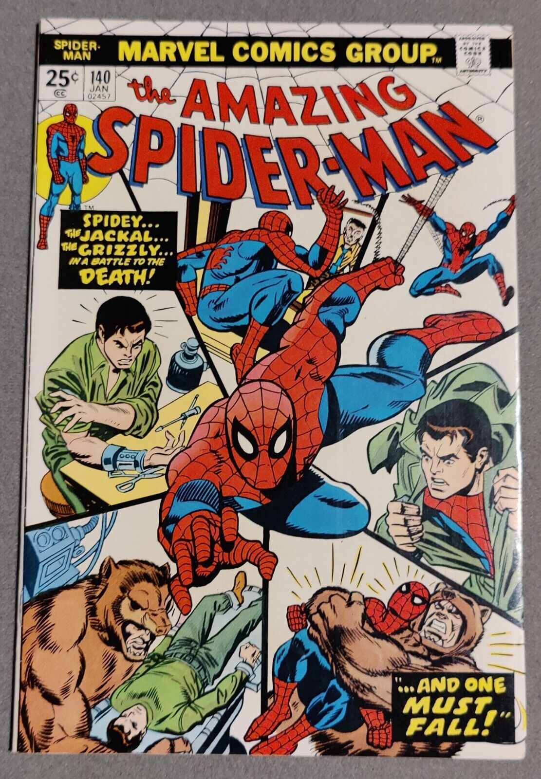 The AMAZING Spider-Man #140 1975 Marvel comics 1st Appearance Glory Grant