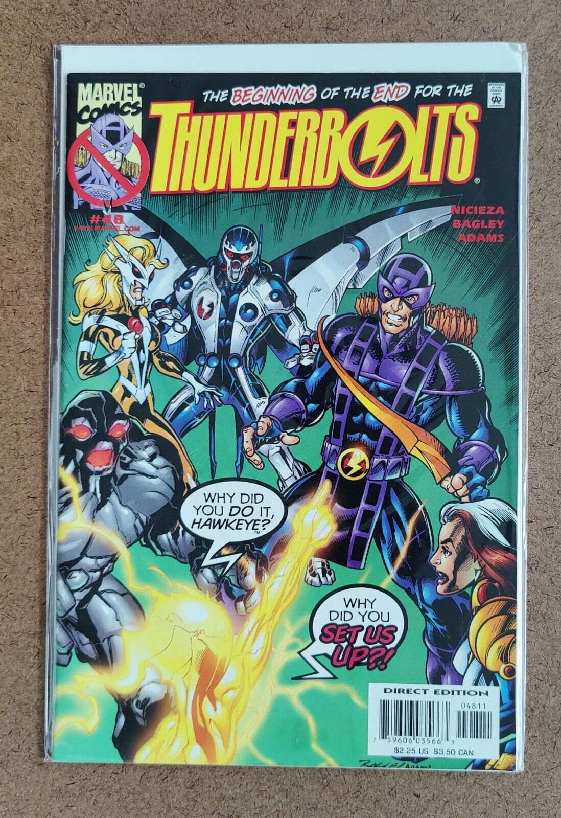 Thunderbolts, Vol. 1  #48 Marvel 1998 1st App Meteorite Valerie Barnhardt