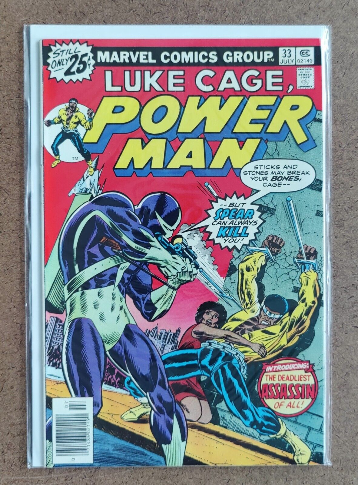 Power Man #33 1st appearance: The Spear Marvel Comics 1976