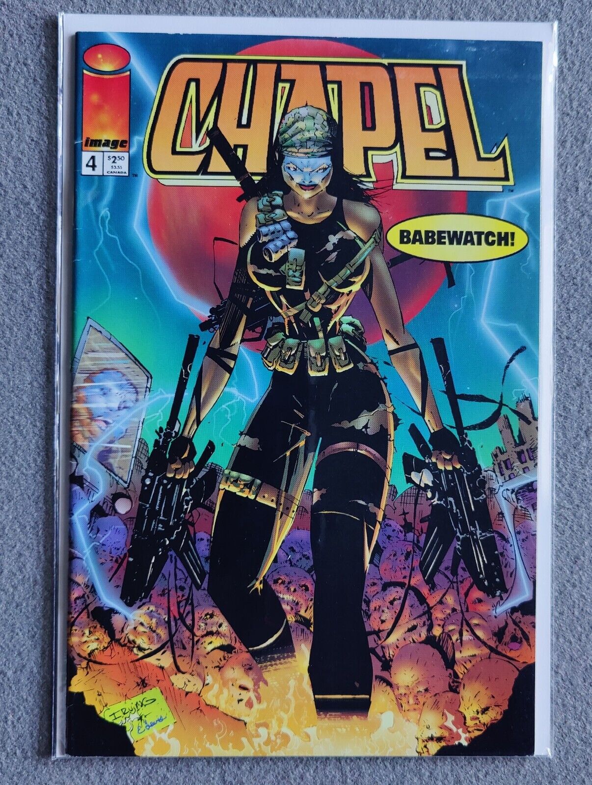 Chapel Vol 2 #4 - 1995 Image Comics Calvin Irving Regular Cover