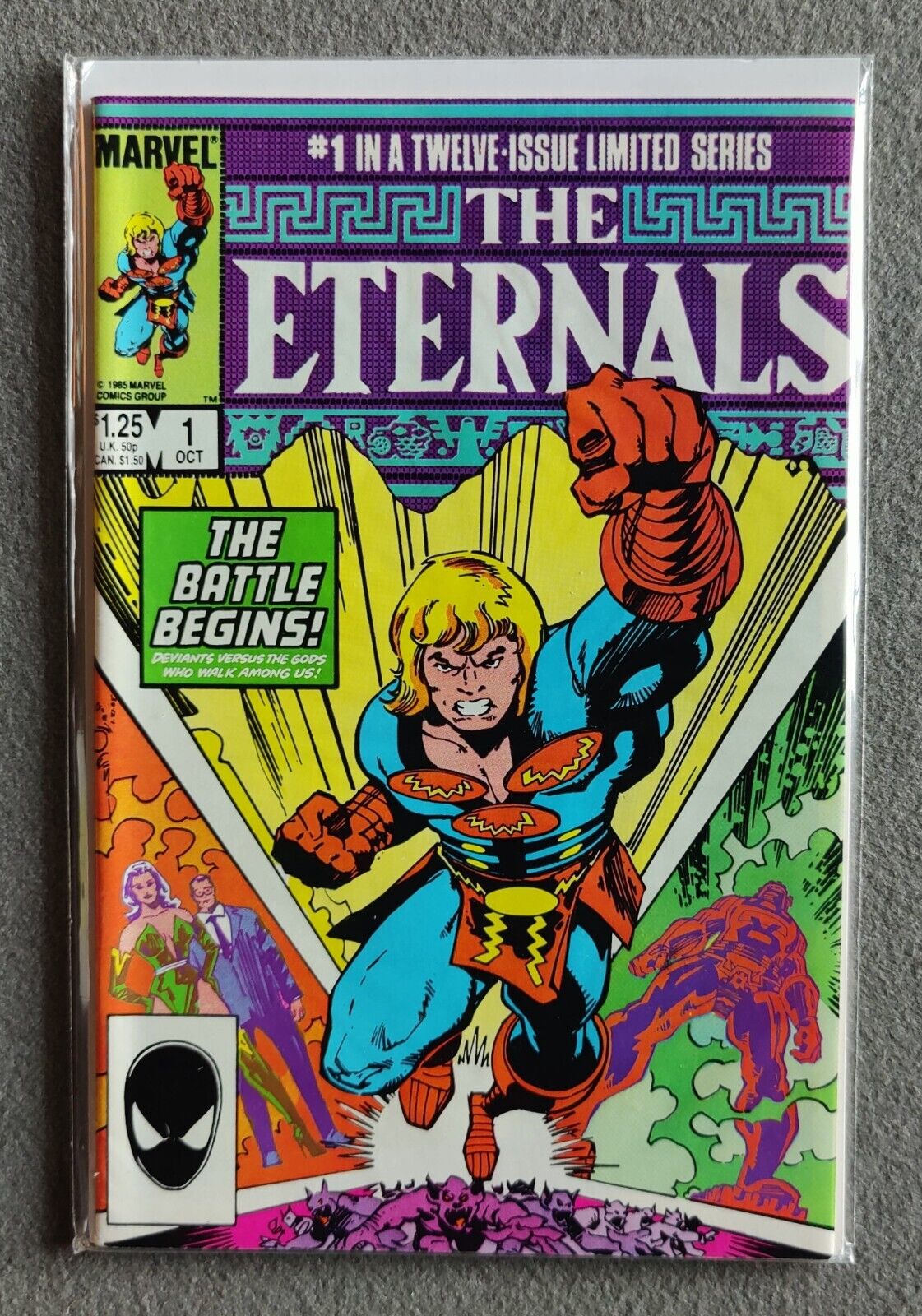 THE ETERNALS VOL. 2 #1 - LIMITED SERIES - 1st APP. PHASTOS (Marvel Oct. 1985)