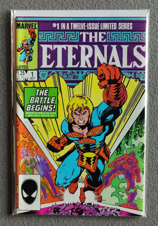 THE ETERNALS VOL. 2 #1 - LIMITED SERIES - 1st APP. PHASTOS (Marvel Oct. 1985)