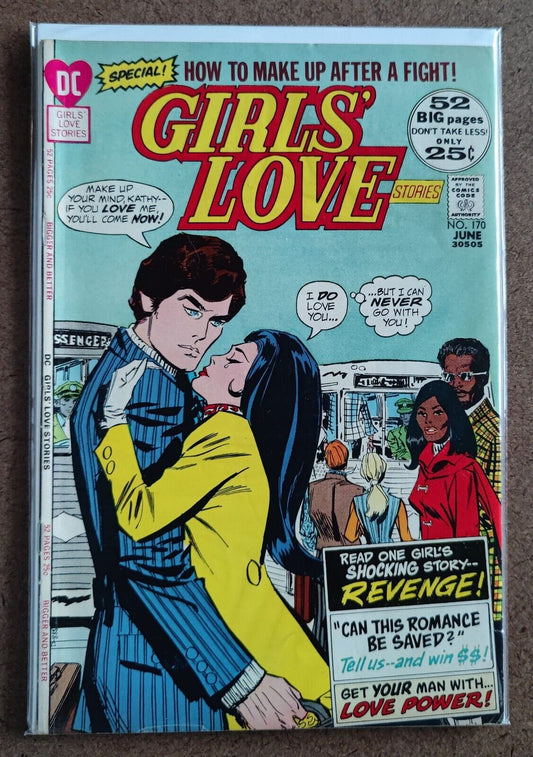 Girls Love Stories 170 June 1972 DC Comics Black love story