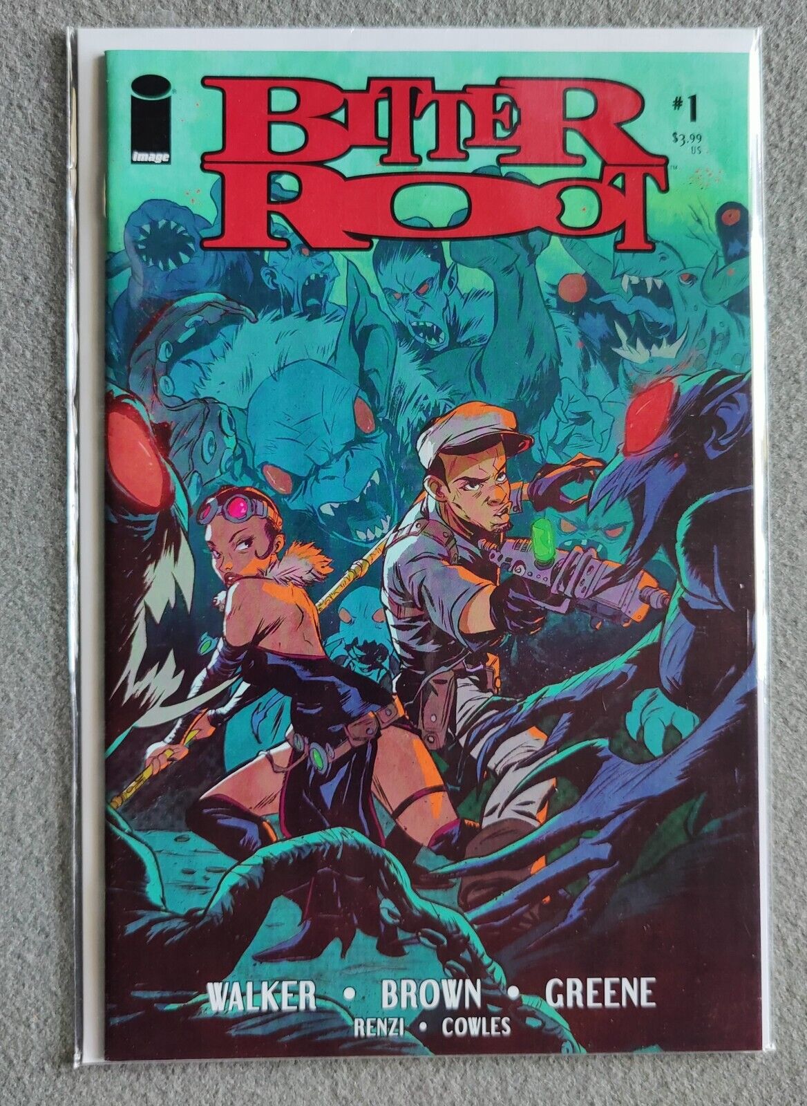 BITTER ROOT #1 (2018) 1ST PRINT - DAVID WALKER & SANFORD GREENE!