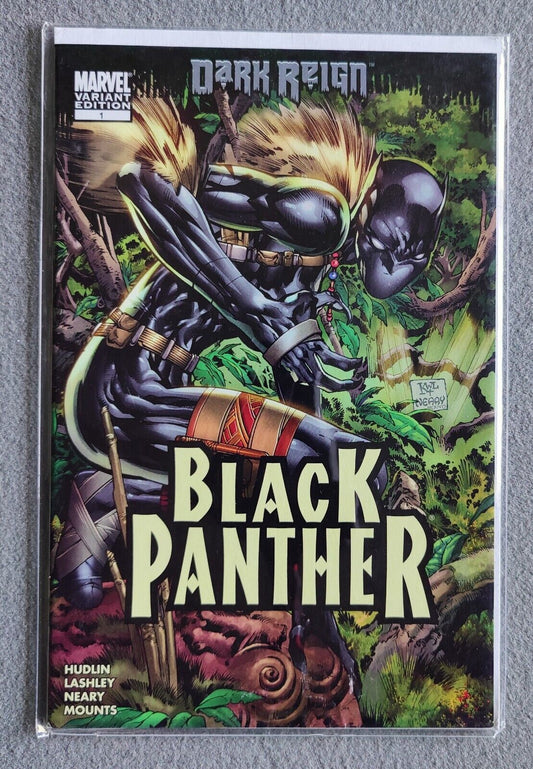 Black Panther Dark Reign #1 Variant Ken Lashley Wraparound Cover 2009 Dark Reign