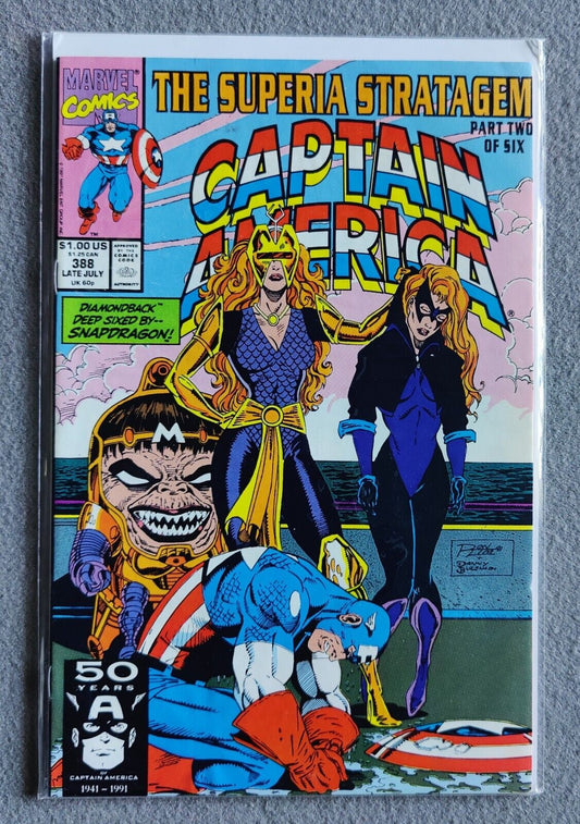 Captain America #388 Marvel Comics 1991