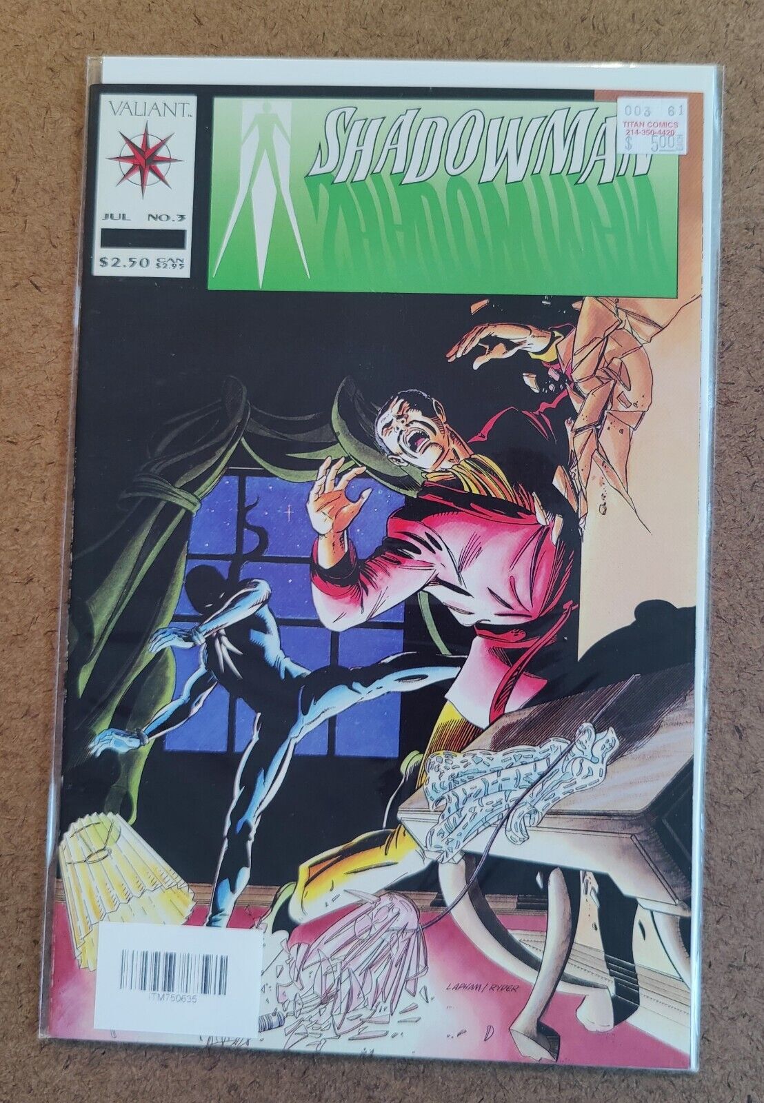 Shadowman, Vol. 1  #3 Valiant 1992 1st app. of Sosa the Soul Eater