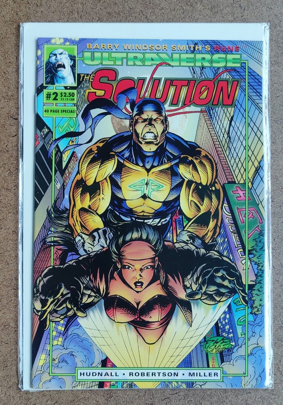 Solution #3 Malibu Comic Darick Robertson 1993