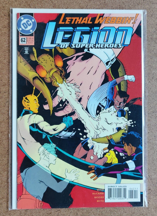 Legion of Super Heroes Vol.4 #62, DC Comics Nov 1994 1st cover and full app XS