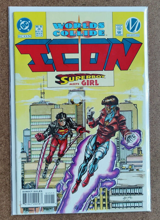 Icon #15 July 1994 DC MILESTONE Comics