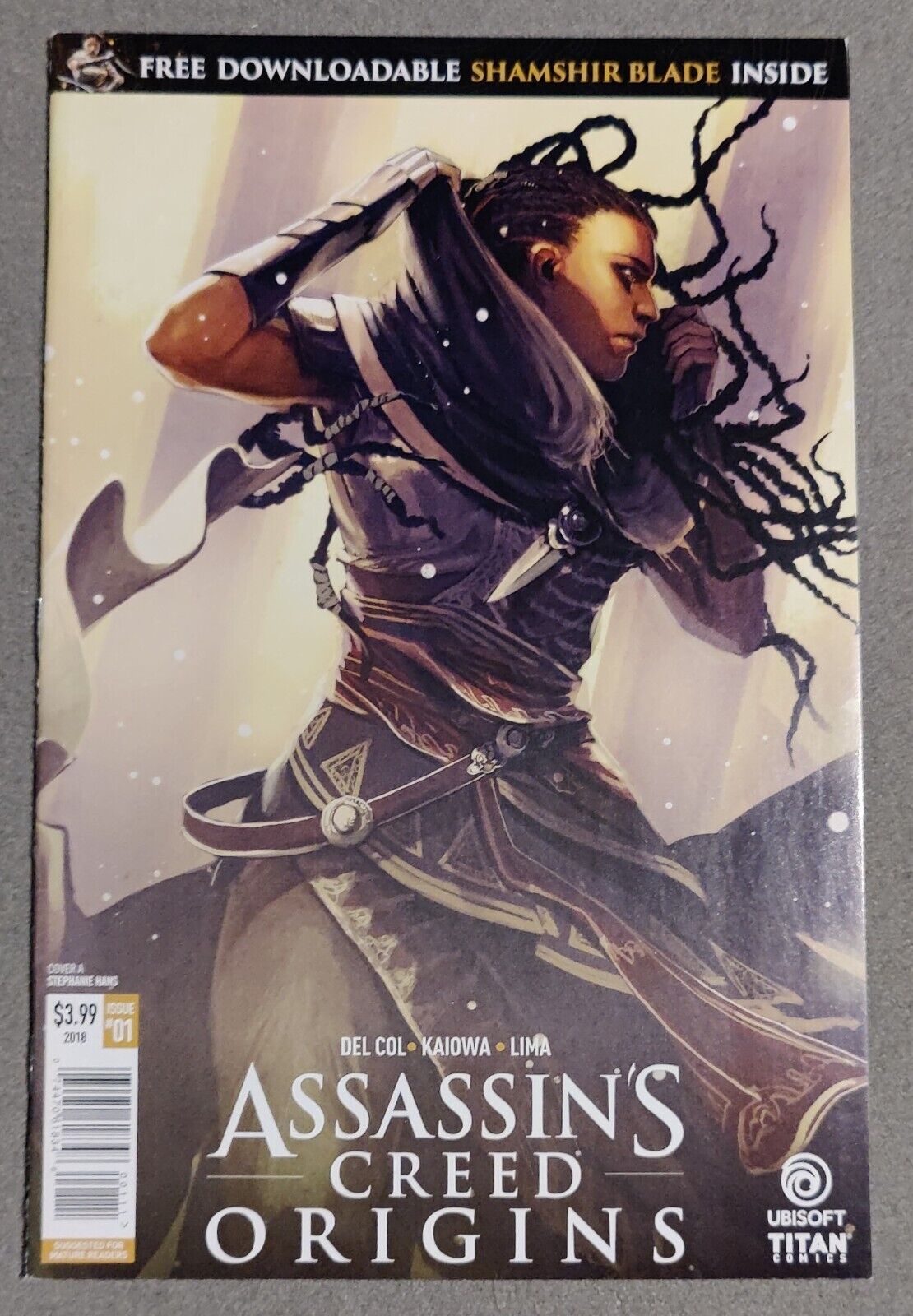 Assassin's Creed: Origins #1 Hans Cover A 2018 1st App Aya of Alexandria