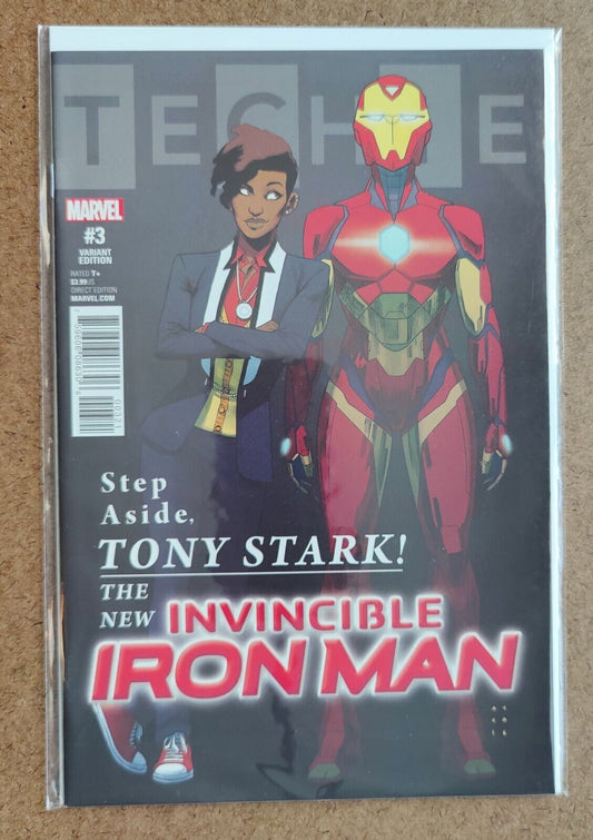 INVINCIBLE IRON MAN 3 Variant 1:25 Kris Anka Riri Williams