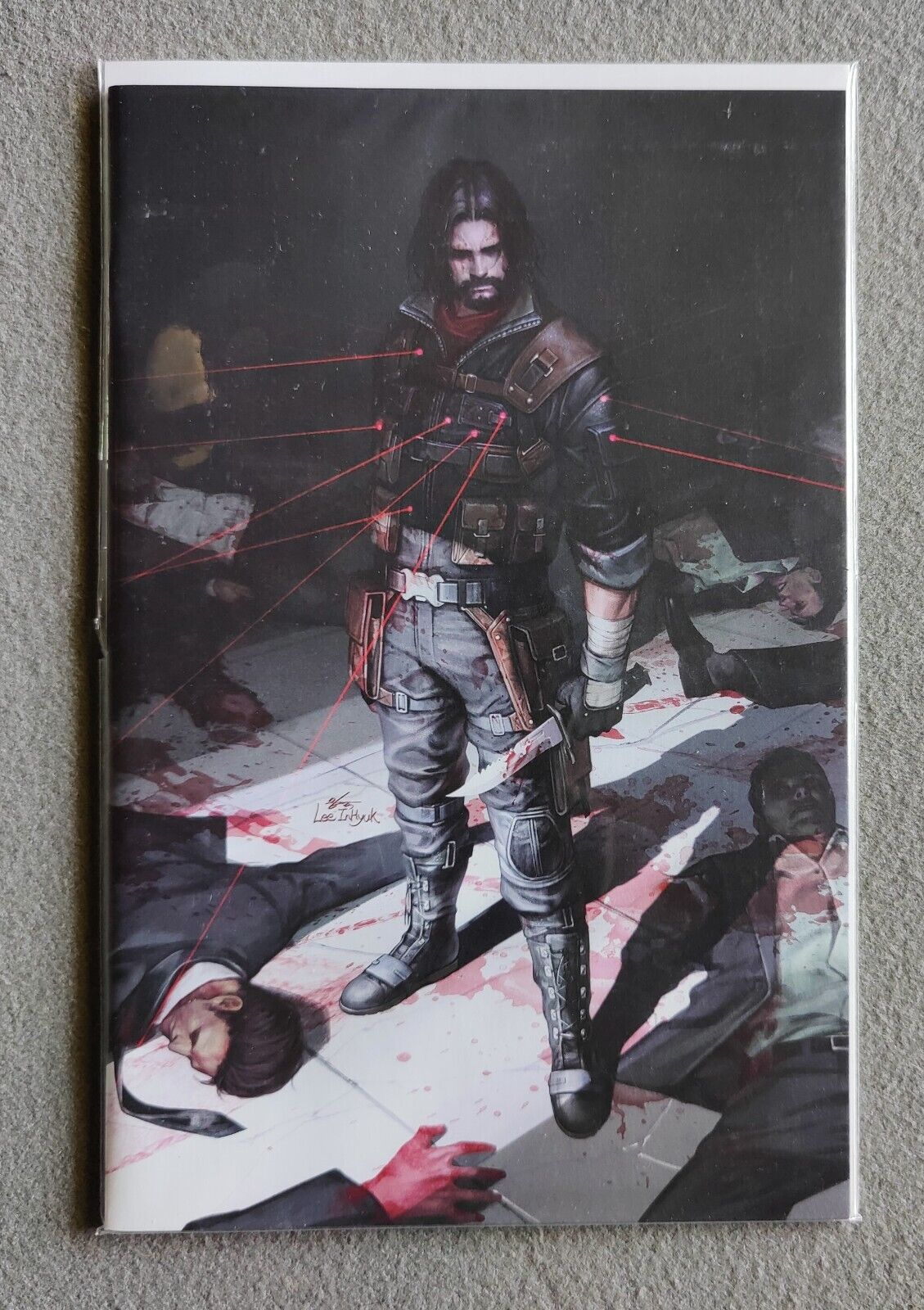 BRZRKR #1AL Inhyuk Lee Virgin Variant Keanu Reeves 1st app. of BRZRKR