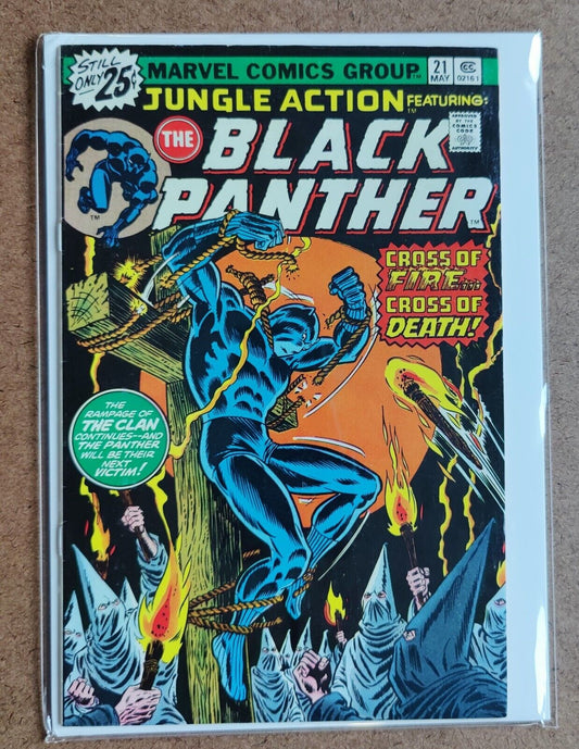 Jungle Action #21 Marvel Comics July 1976 Black Panther vs The Klan