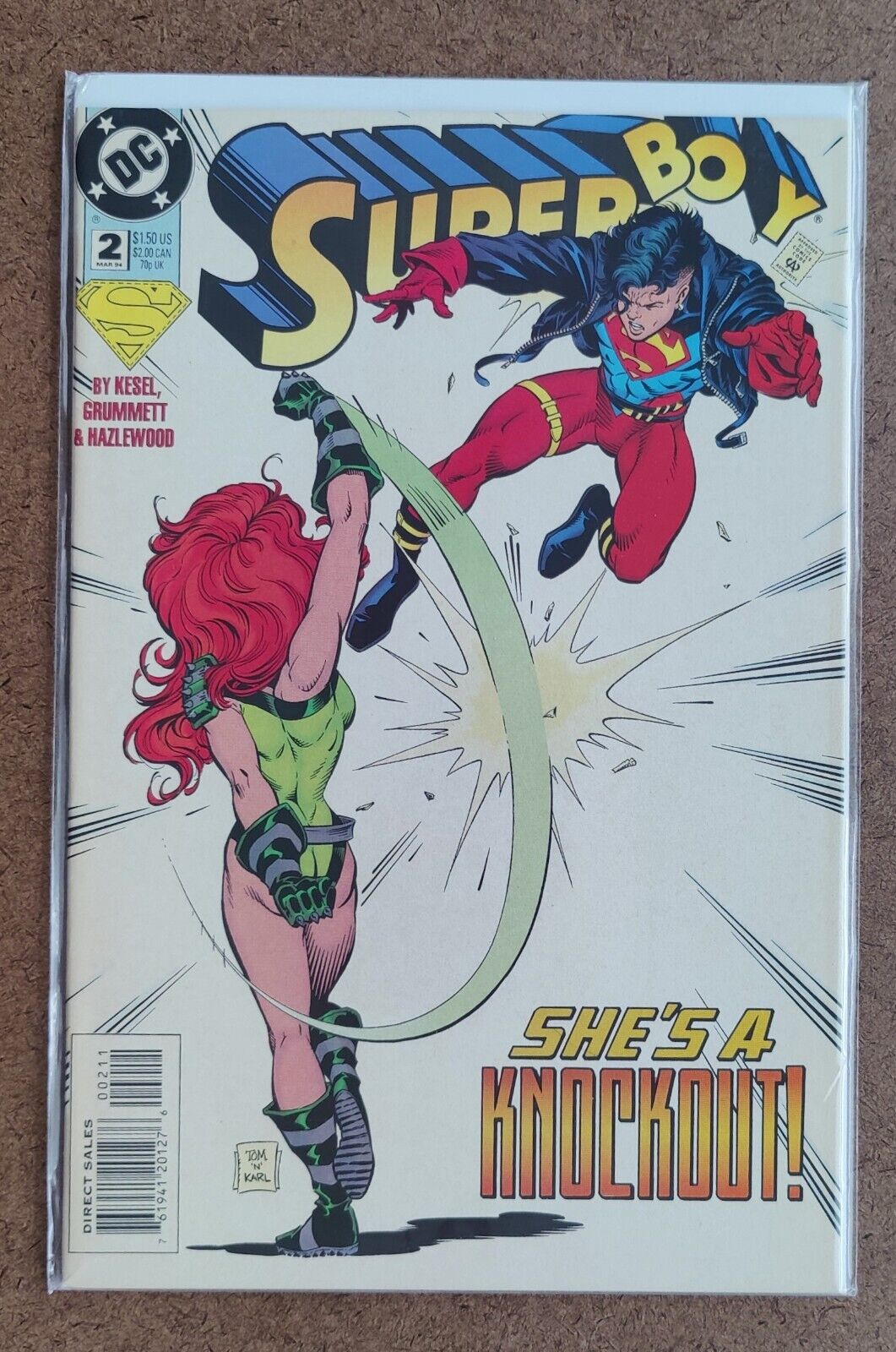 Superboy #2 DC Comics 1994 1st App Silver Sword