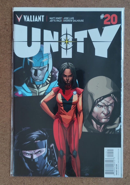 Unity (2nd Series) #20B  Valiant 1:20 Variant Henry & Reber