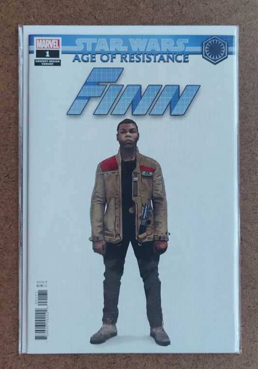 Star Wars: Age of Resistance - Finn  #1G Glyn Dillon Concept Design Variant Cove