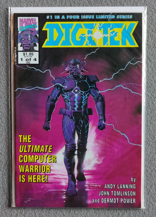 Marvel Digitek #1 (1992) Modern Age Comic Deathlok Limited Series