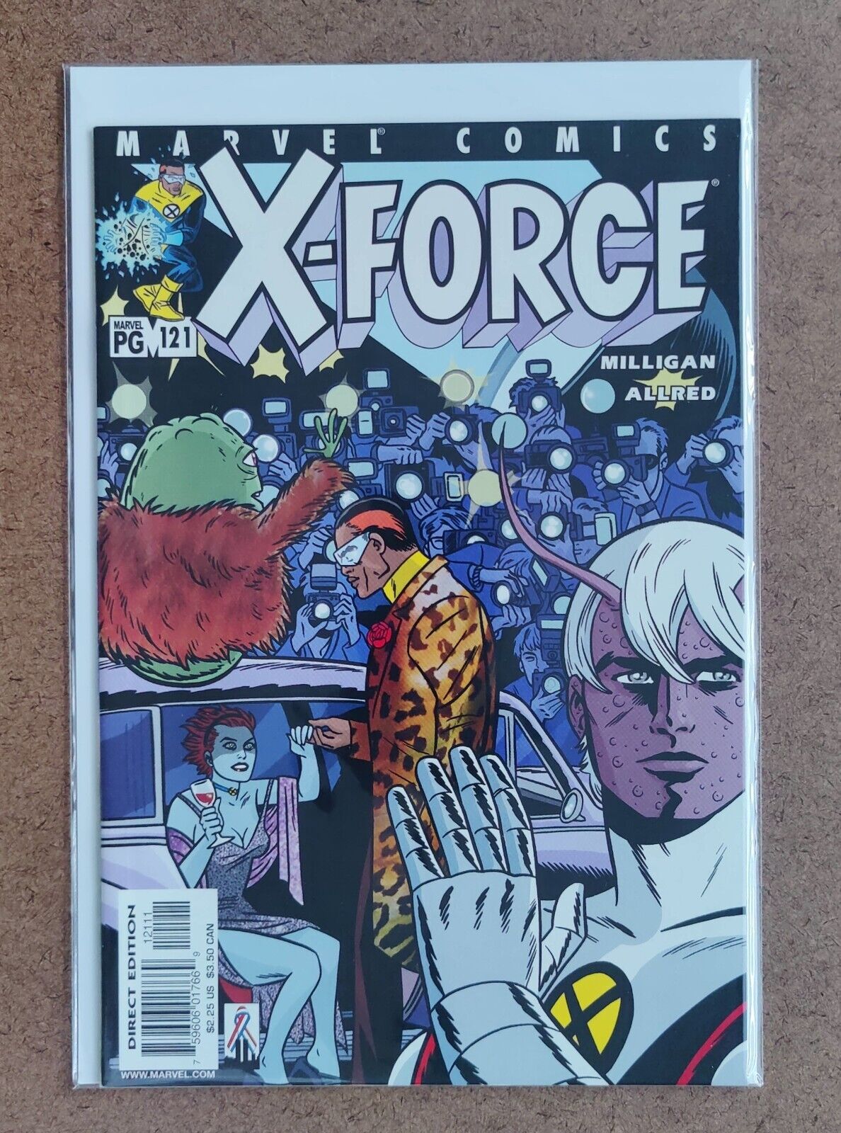 X-Force, Vol. 1 #121 Marvel 2001 1st App Spike