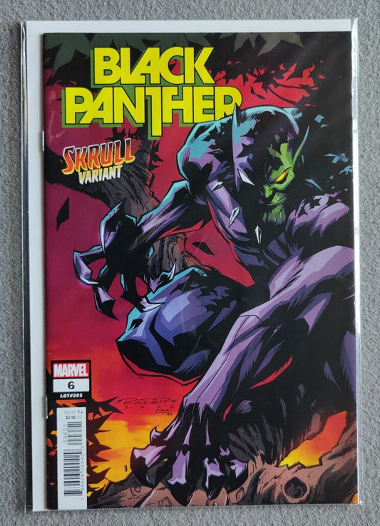 Black Panther #6B Khary Randolph Skrull Cover 2022