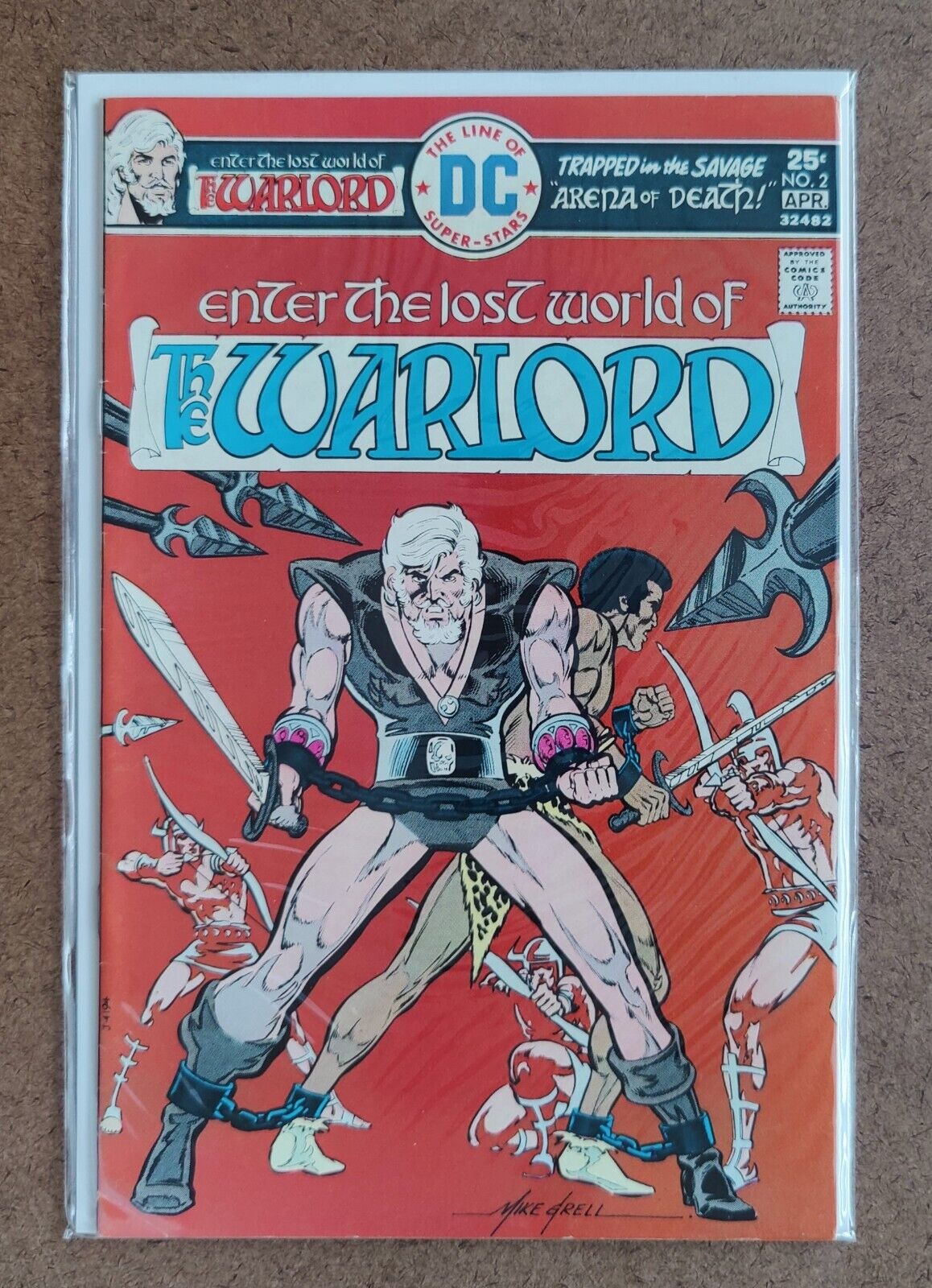 Warlord #2 1976 DC Comics 1st appearance of Machiste