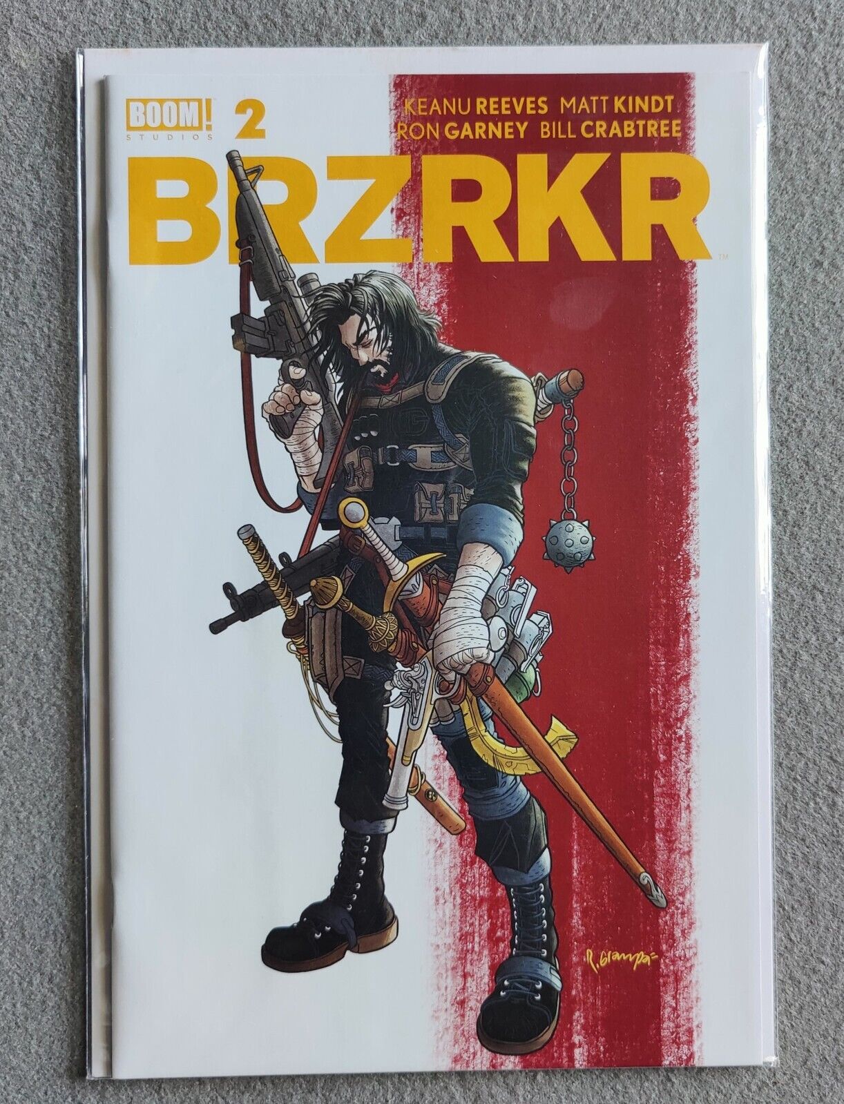 BRZRKR #2A Regular Rafael Grampa Cover Keanu Reeves