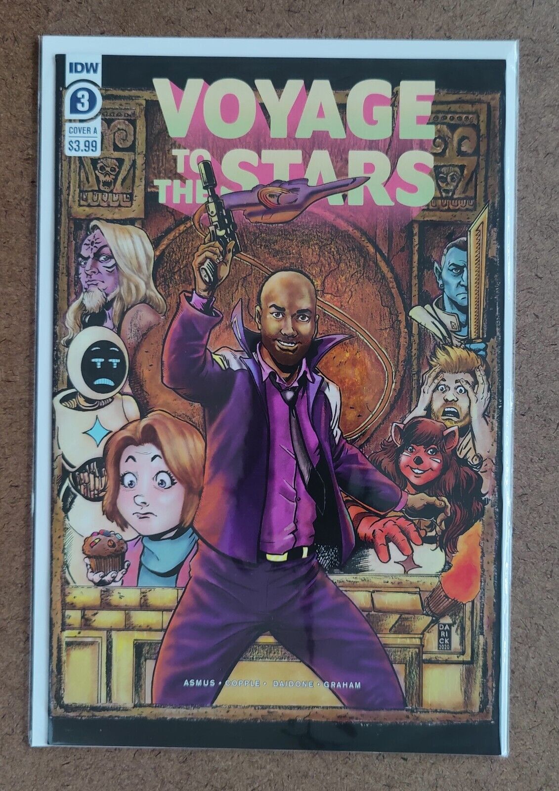 Voyage To The Stars  #3A IDW Darick Robertson Cover