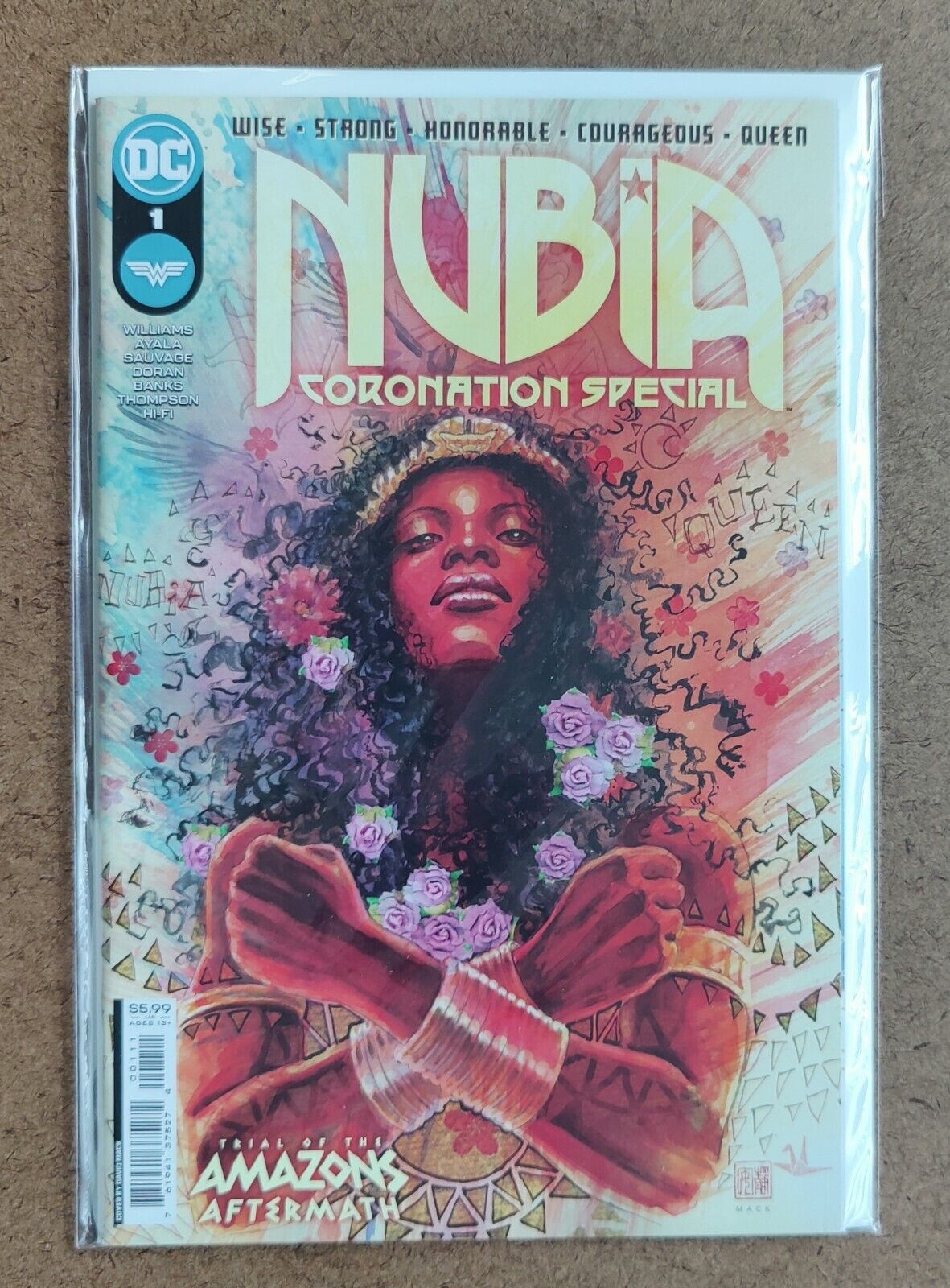 Nubia Coronation Special #1A David Mack Cover 2022