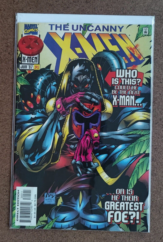 Uncanny X-Men, Vol. 1 #345 Marvel 1997 1st app. of Maggot