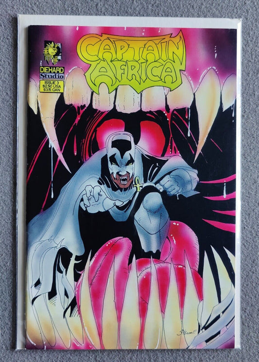 Captain Africa #3 African Prince Prod. 1992 VERY HTF!!