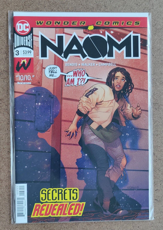 Naomi #3B Wonder Comics Partial origin, Naomi learns her adopted father is  2019