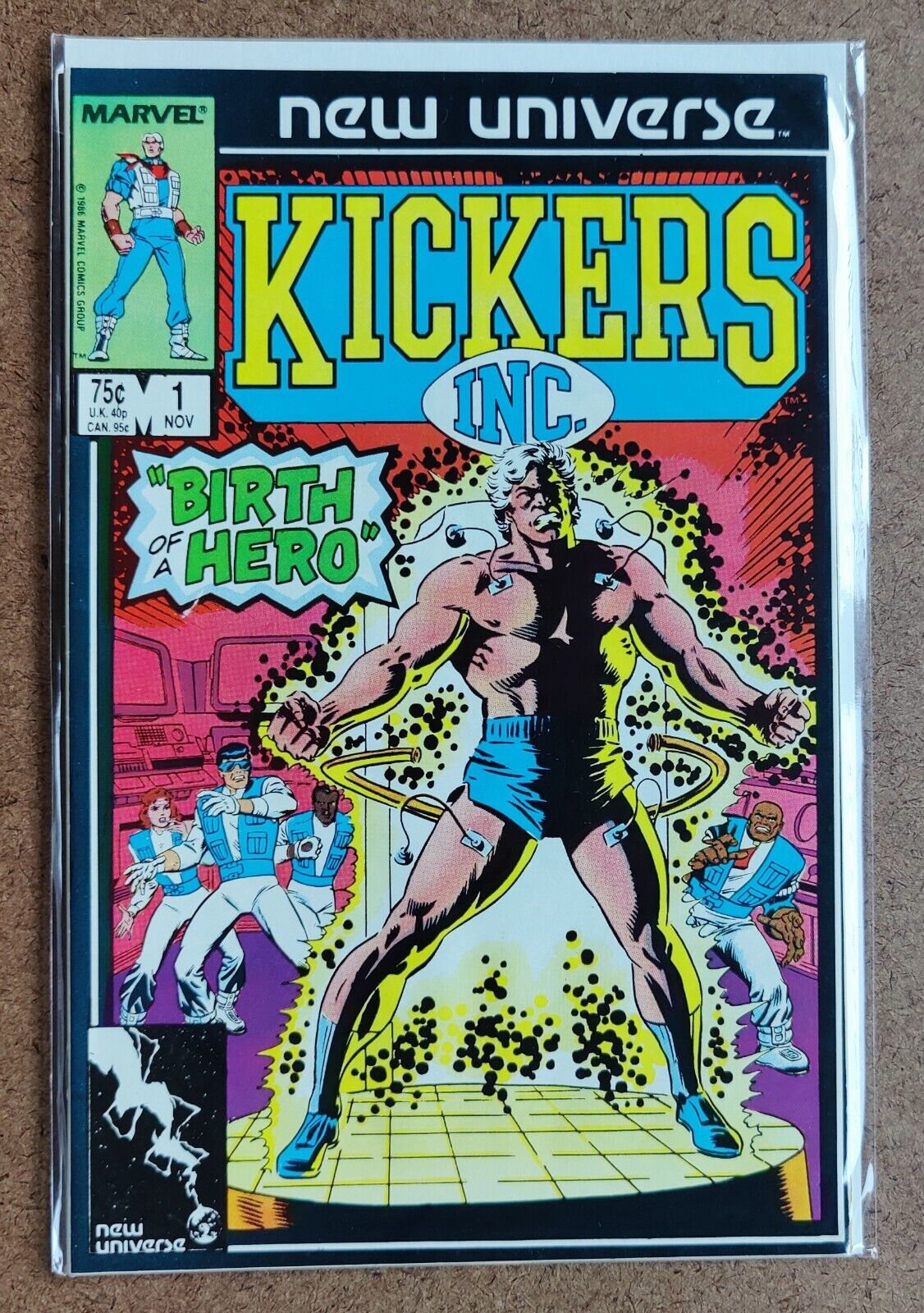 Marvel New Universe KICKERS INC. #1 1987 Birth of a Hero 1st App Mr. Magnificent