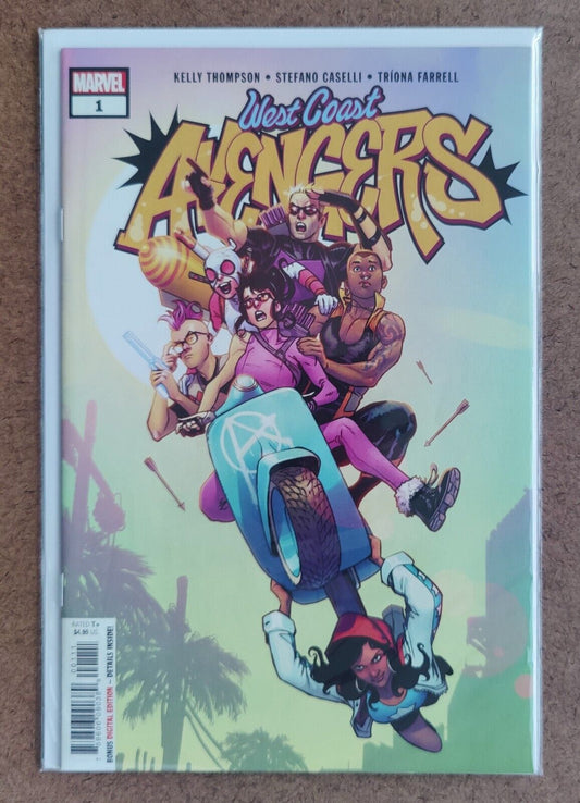 The West Coast Avengers #1A Marvel 2018 Stefano Caselli Cover