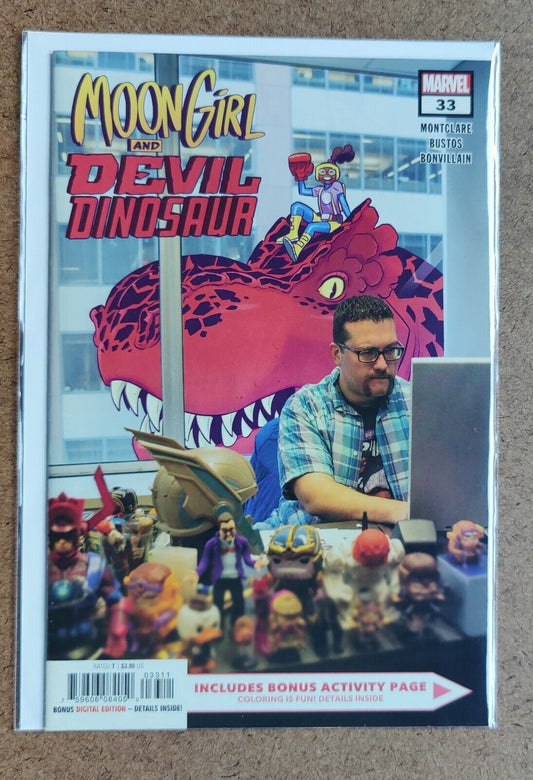 Moon Girl and Devil Dinosaur #33 Regular Natacha Bustos Cover 2018