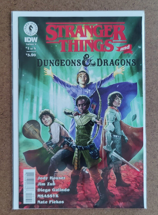 Stranger Things and Dungeons & Dragons #1C Rare Galindo variant Dark Horse 2020