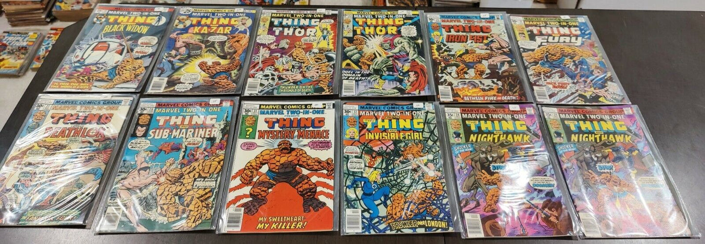 Marvel Two-In-One Lot 12 Books