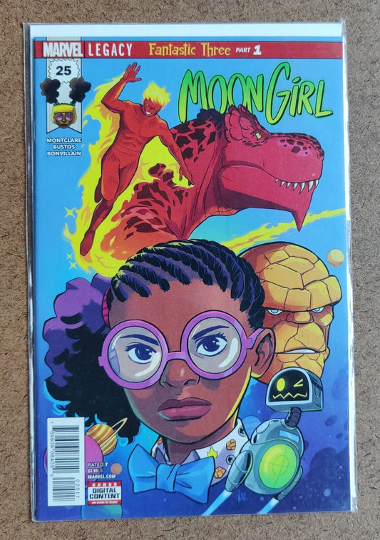 Moon Girl and Devil Dinosaur #25A Regular Natacha Bustos Cover 2018