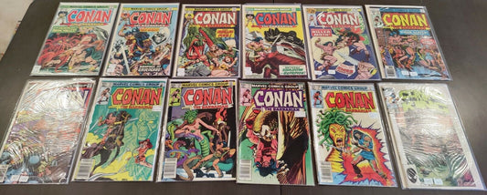 Conan the Barbarian Marvel Comics 1974 Lot 12 Books