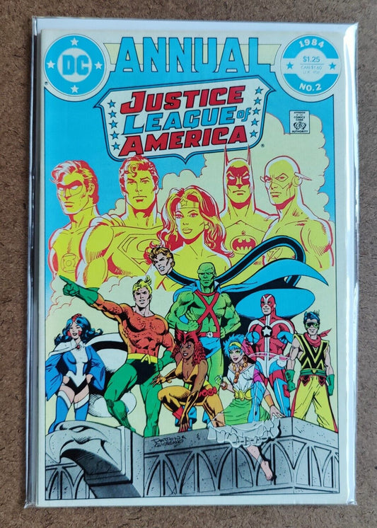 Justice League of America Annual #2 1st Appearance, Gunn,Vibe, Steel, Gypsy 1984