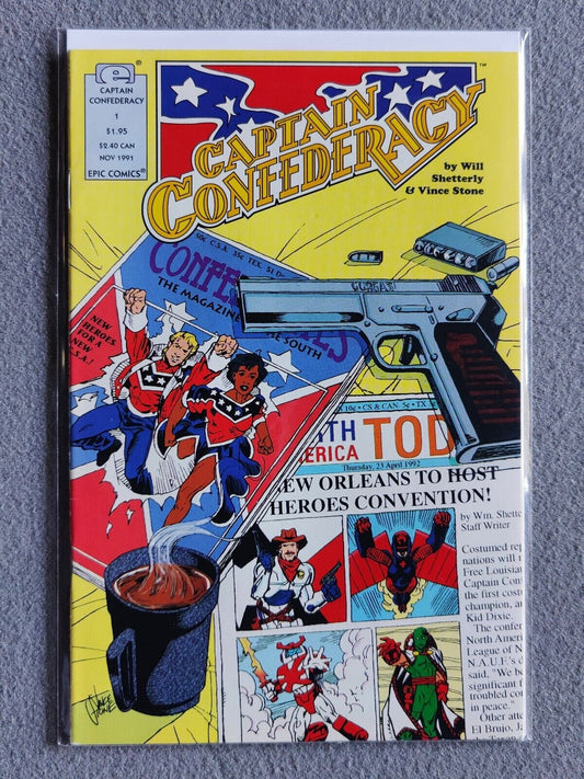 Captain Confederacy 1 Vol 2 Epic Comics 1991