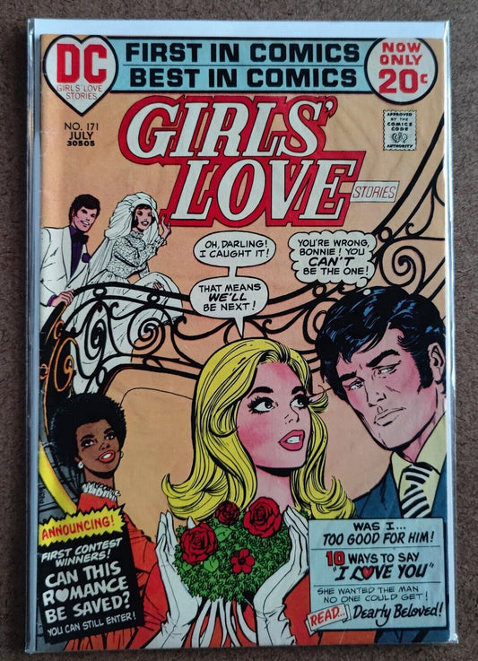 Girls Love Stories 171 July 1972 DC Comics Black love story