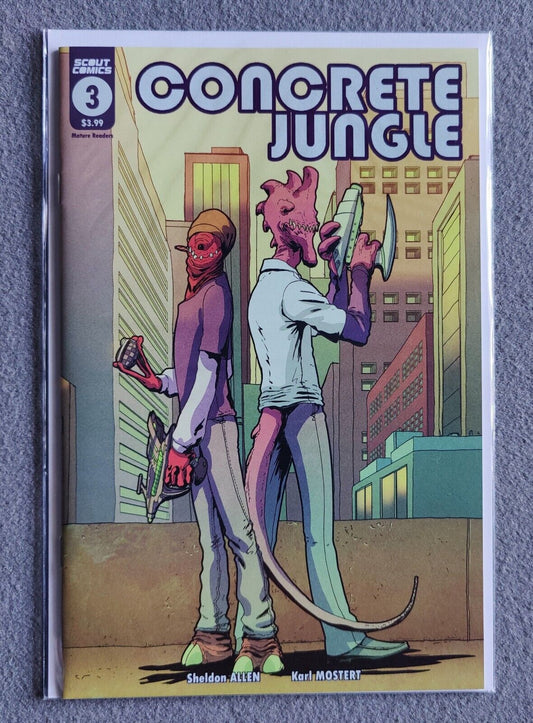 Concrete Jungle #3 Comic Book 2020 NM Sheldon Allen Scout Comics