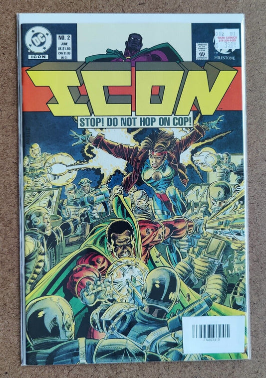 Icon #2 DC Milestone Comics June 1993 Police Action