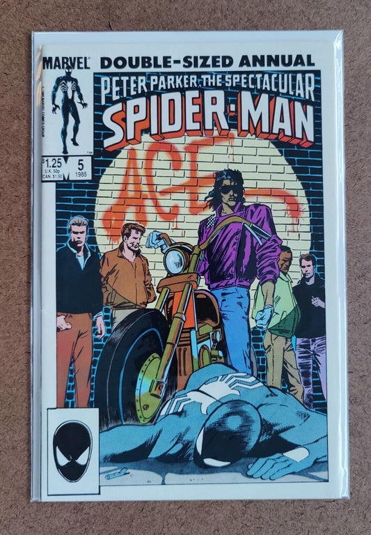 The Spectacular Spider-Man Annual #5 Marvel 1985 1st App of the Reapers Dragons