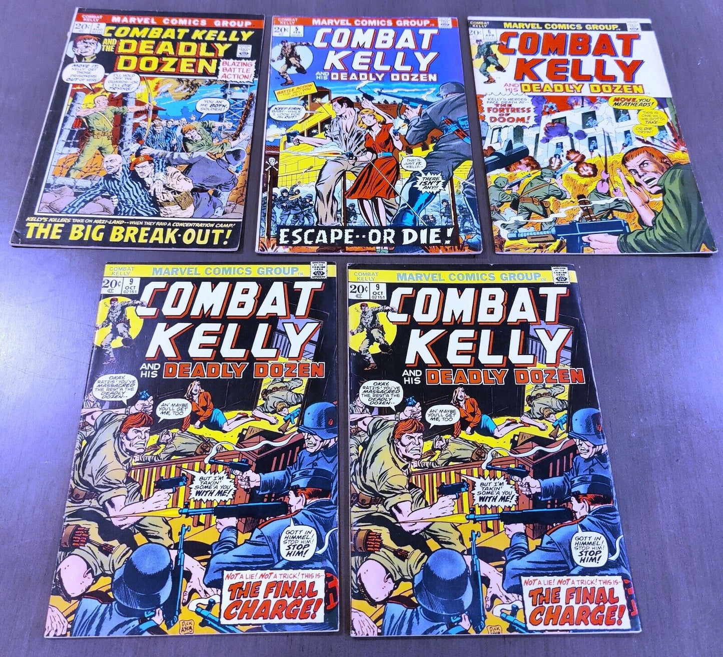 Combat Kelly Lot 5 Books