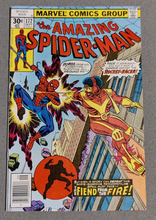 Amazing Spider-Man # 172 Marvel 1977 1st Appearance Of The Rocket Racer