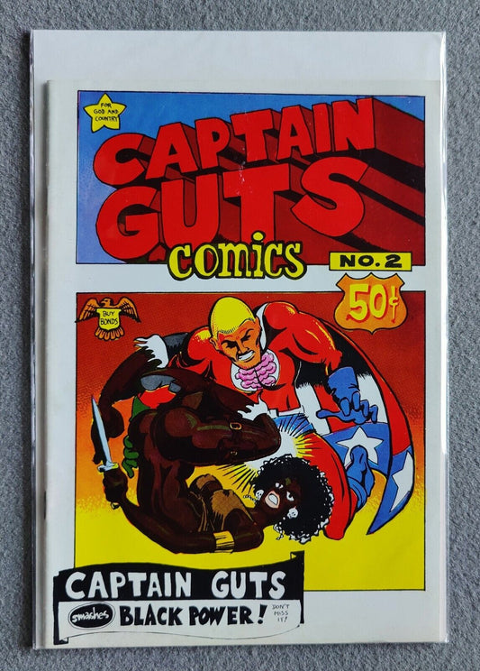 Beautiful  Copy 1969 CAPTAIN GUTS #2 by Print Mint Underground Comix