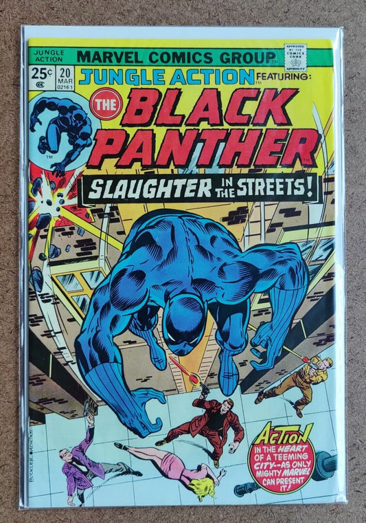 Jungle Action #20 Marvel Comics Mar 1976 Black Panther vs KKK