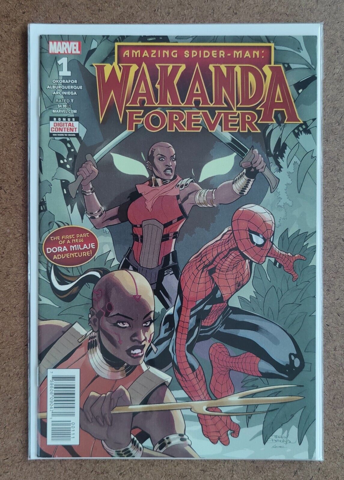 Wakanda Forever: Amazing Spider-Man  #1A Marvel 2018 Terry Dodson Cover